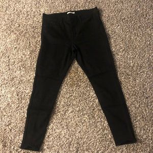 High rise skinny jeans